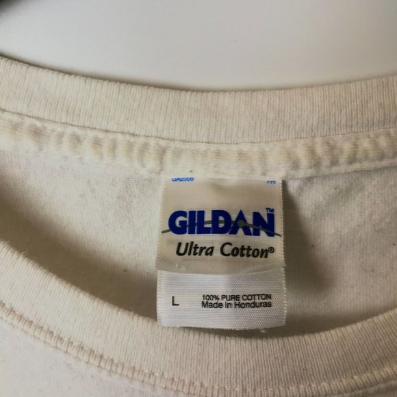 2007 Gildan Ride Sturgis Press Party T Shirt 00s Adult White L Large Graphic Tee - Picture 4 of 16